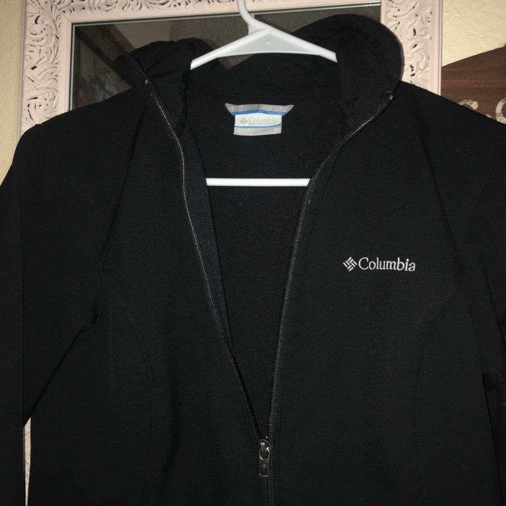 Columbia Soft Shell Black Small Soft Lining Nwot - image 3